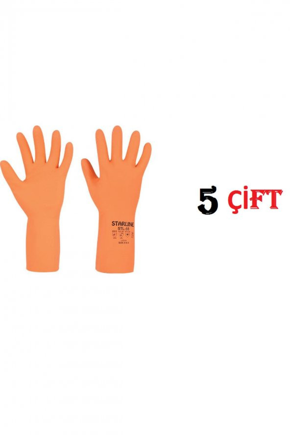 Kimyasal Nitril Eldiven Starline Stl-55 (10-10,5 Numara) X 5 Adet