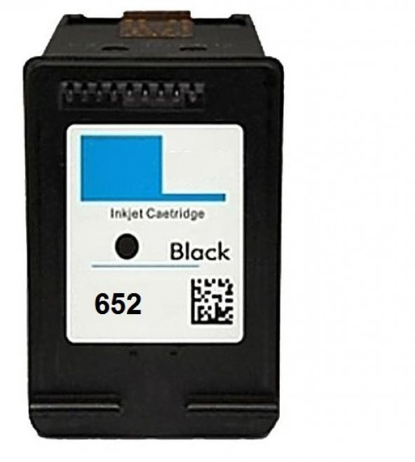 HP  UYUMLU 652 SİYAH INKJET MUADİL KARTUŞ - 1