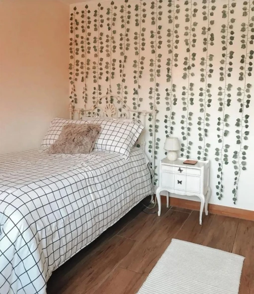 MORRİVAL TEK KİŞİLİK BEYAZ KARELİ NEVRESİM SETİ, 155X215 NEVRESİM + YASTIK KILIFI