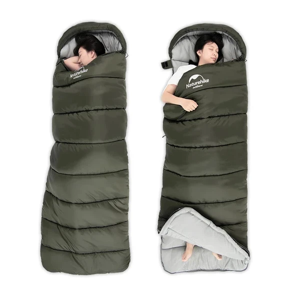 Naturehike U150 Zarf Tarzı Kapüşonlu Uyku Tulumu -6°C - 6