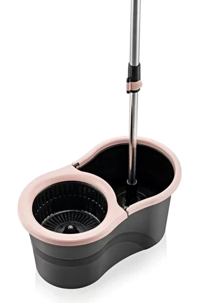 Sillgech 360 Smart Mop Jr. Black Siyah Temizlik Paspas Seti Pembe - 4