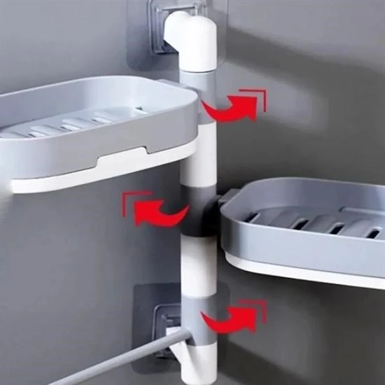 Çoklu Sabun Tutucu Fonksiyonel Banyo Sabunluk - 4