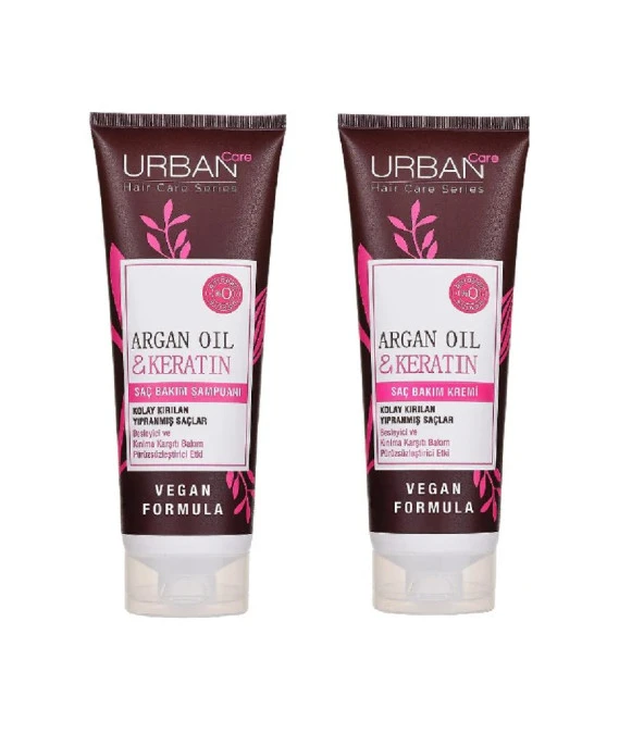 Urban Care Argan Yağı & Keratin Şampuan 250ml + Saç Kremi 250ml