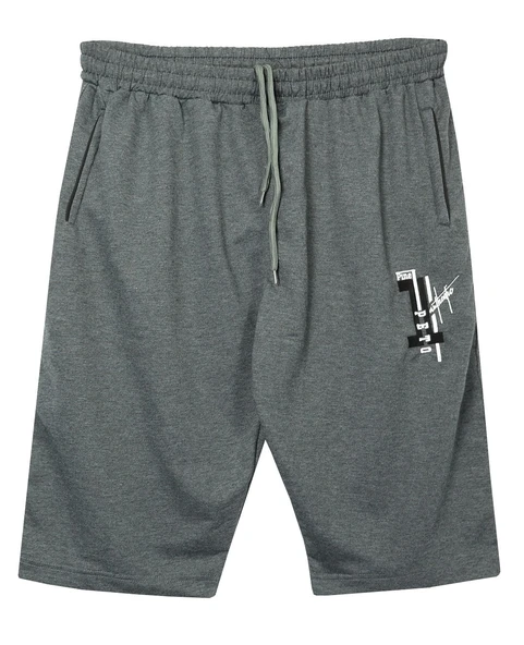 Erkek Büyük Beden 110 - 150 Kilo Arası İçin Uygun Pine1 Yazılı Penye Kapri - 7