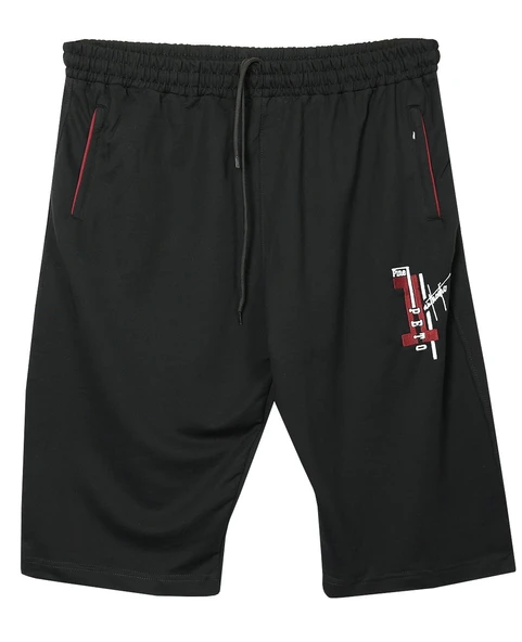 Erkek Büyük Beden 110 - 150 Kilo Arası İçin Uygun Pine1 Yazılı Penye Kapri - 6