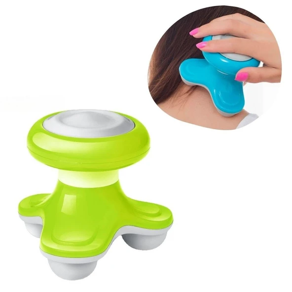 By Nevser® USB Şarjlı Mini Çok Fonksiyonlu Üçgen Şekilli Titreşimli Mini Masaj Aleti