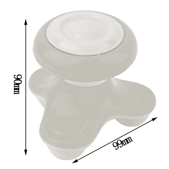 By Nevser® USB Şarjlı Mini Çok Fonksiyonlu Üçgen Şekilli Titreşimli Mini Masaj Aleti - 4