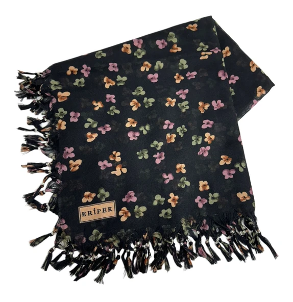 Sökme Boncuklu Pamuk Yazma - 95 x 95 - 04920 - 2