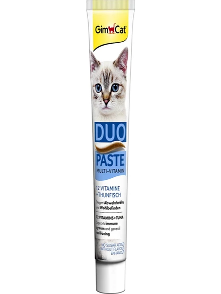 Gimcat Multi-Vitamin Duo Paste Tuna + 12 Vitaminli 50GR