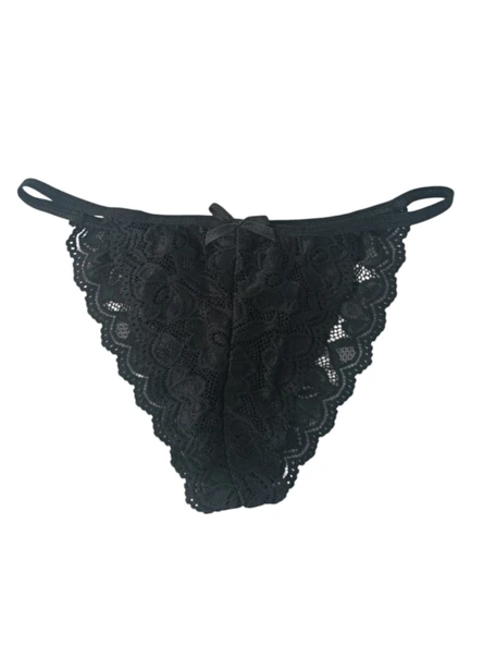 Dantel Bralet Takım Siyah - 4