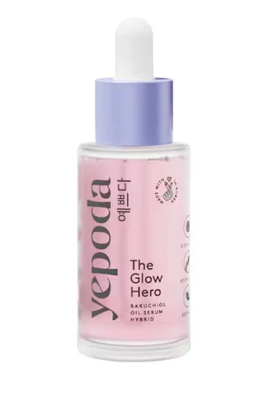 Yepoda  The Glow Hero – Bakuchiol İçeren Yağ-serumu 30 ml