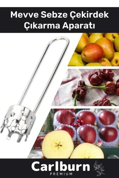 Özel Tasarım Paslanmaz Çelik Sağlam Dayanıklı Biber Domates Meyve Sebze Çekirdek Çıkarma Aparatı