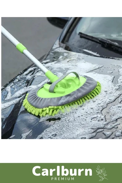 Özel Üretim 180 Derece Dönen Otomobil Çizmez Hasar Mikrofiber Araba Yıkama Sopalı Fırça Seti - 2