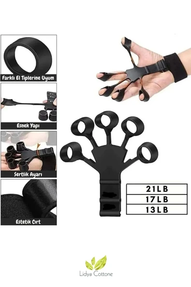 Fizik Tedavi Spor Parmak El Bilek Kol Güçlendirici Kas Geliştirici Kavrama Silikon Örümcek Lastik - 2