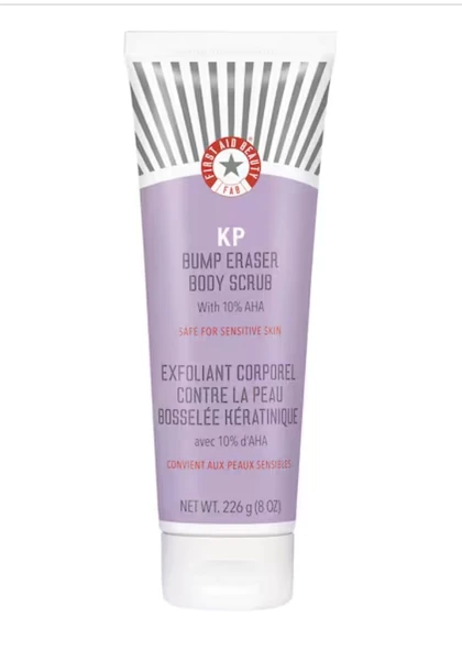 First Aid Beauty  KP Bump Eraser Body Scrub with 10% AHA - Vücut Peelingi 226 g