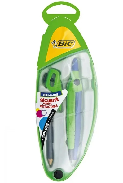 Bic 3 Parça Başlangıç Pergel Seti /
