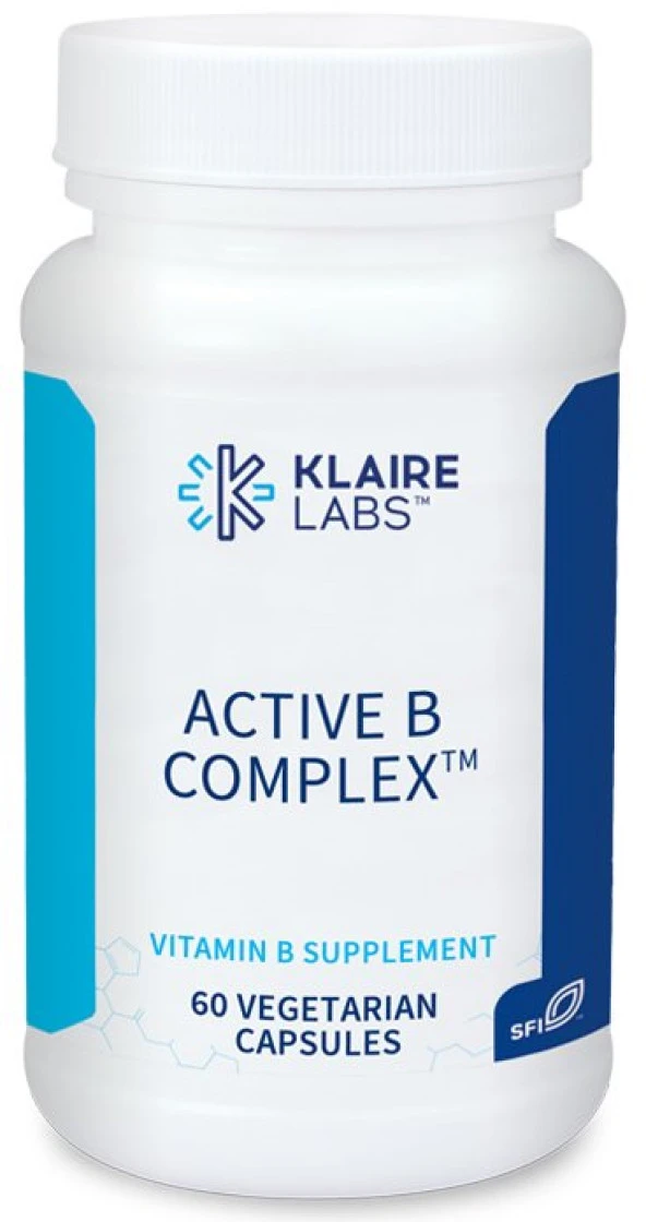 Klaire Labs Active B Complex 60 Kapsül
