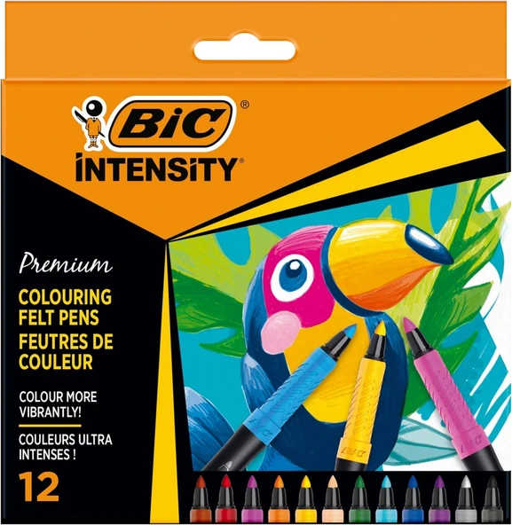 Bic İntensity Premium 12'li Keçeli Boya Kalemi / 977891 ürün görseli
