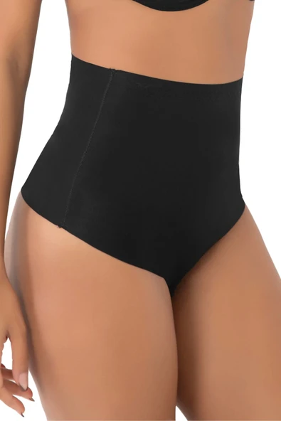 Yeni Sezon Kaymaz Vücut Şekillendirici Sıkılaştırıcı Toparlayıcı Şekillendirici Lazer Kesim String Korse - Resim 2