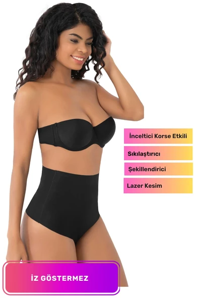 Yeni Sezon Kaymaz Vücut Şekillendirici Sıkılaştırıcı Toparlayıcı Şekillendirici Lazer Kesim String Korse ürün görseli 1