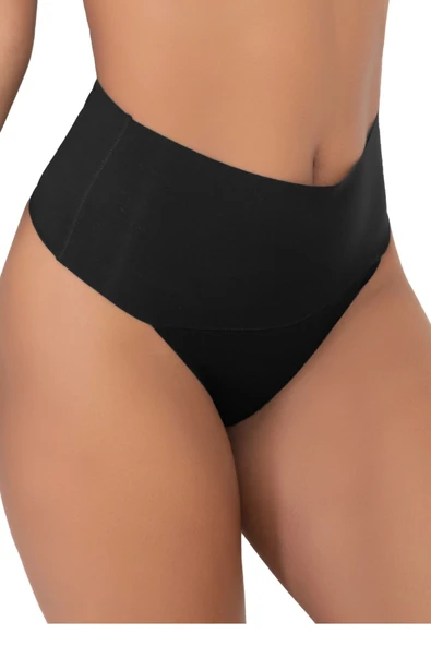 Yeni Seri Kaymaz Kadın Toparlayıcı Sıkılaştırıcı Vücut Şekillendirici Lazer Kesim String Korse - Resim 2