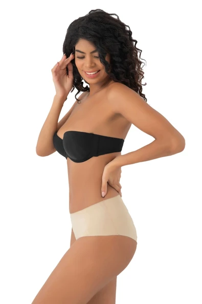 Yeni Seri Kaymaz İz Göstermeyen Toparlayıcı Sıkılaştırıcı Şekillendirici Lazer Kesim Bato Korse külot - Resim 2