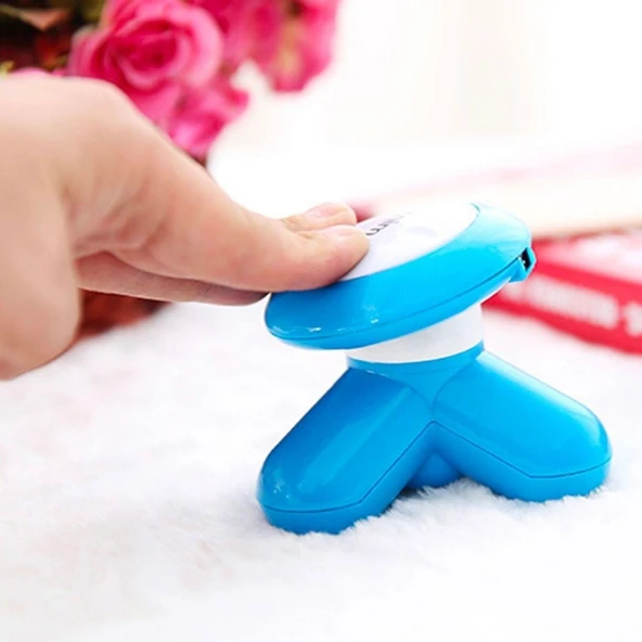 By Nevser® 3 Başlıklı Titreşimli USB Şarjlı Mini El Masaj Aleti - 3