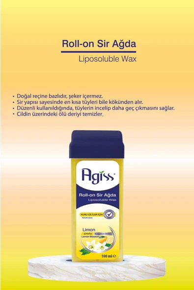 Agiss Roll-On Sir Ağda Kuru Ciltler 100 ml - 4