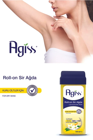 Agiss Roll-On Sir Ağda Kuru Ciltler 100 ml - 5