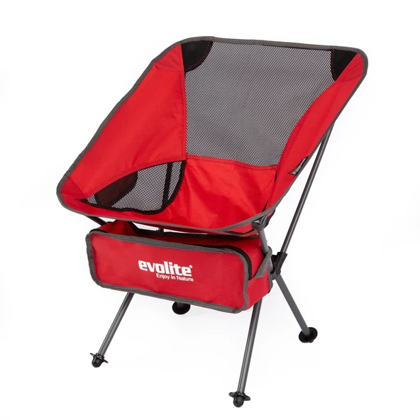 Evolite Mini Kamp Sandalyesi - Kırmızı - 5