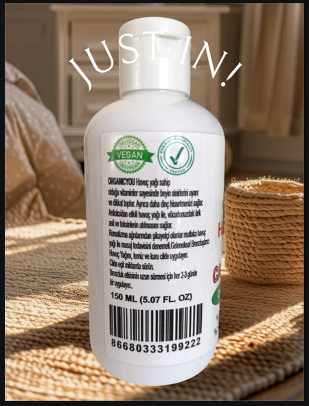 Organıc You Havuç Yağı Carret Oıl %100 Doğaldistilasyon 150 ml - 2