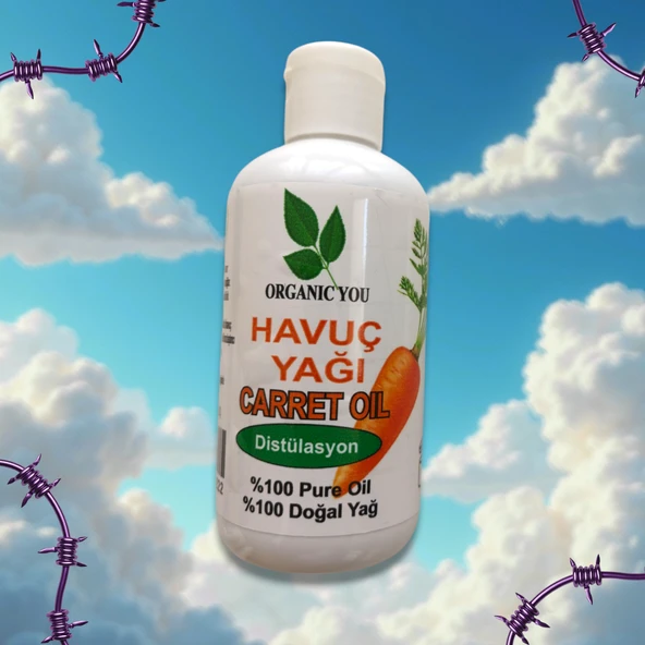 Organıc You Havuç Yağı Carret Oıl %100 Doğaldistilasyon 150 ml - 3