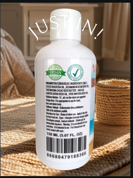 ORGANICYOU Organıc Natural Bronzlaştırıcı Yağ %100 Doğal 150 ml - 2