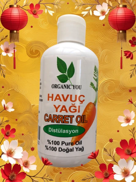 Organıc You Havuç Yağı Carret Oıl %100 Doğaldistilasyon 150 ml - 5