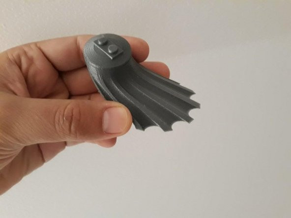 Eğik Lego Mini Figür Baz / Standı Plastik Aparat