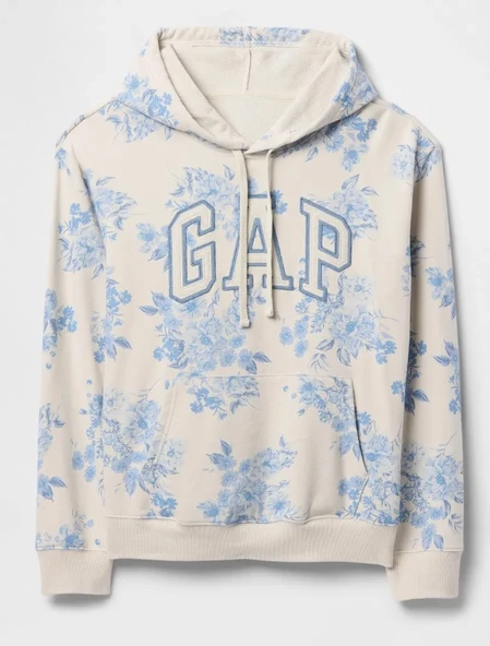 Gap V-Frch Ft Gap Herıtage Po Hd Hoodie Kapüşonlu Kadın Sweatshirt - Resim 7