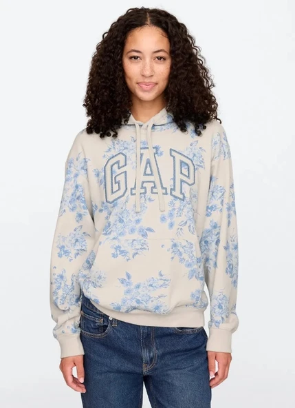 Gap V-Frch Ft Gap Herıtage Po Hd Hoodie Kapüşonlu Kadın Sweatshirt