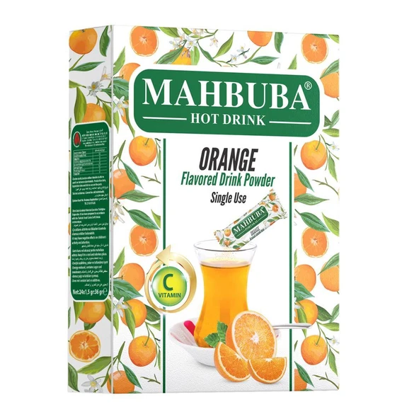Mahbuba Tek İçimlik Portakal Aromalı Oralet Çayı 1,5grX120 Adet - 3