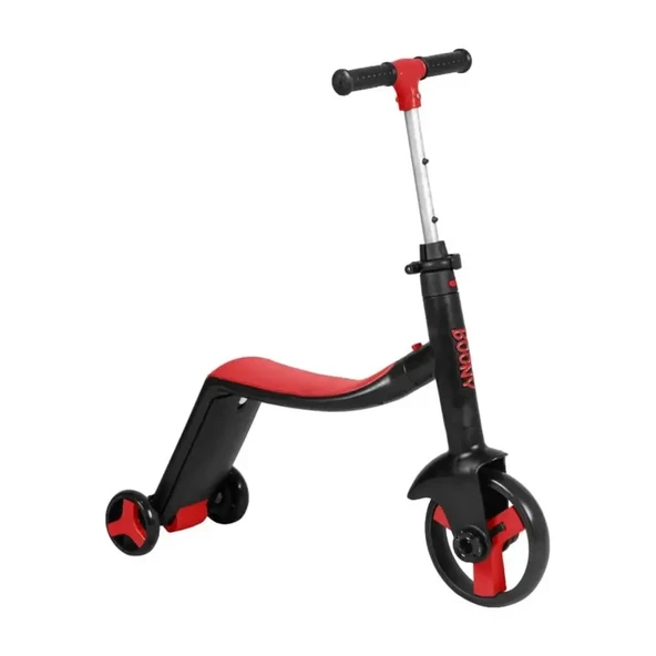 Bonny Bisiklet-Scooter 2 İN 1 Kırmızı - 5