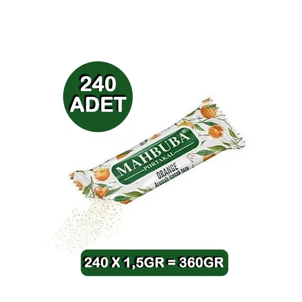 Mahbuba Tek İçimlik Portakal Aromalı Oralet Çayı 1,5grX240 Adet