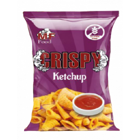 Crispy Glutensiz Ketçaplı Cips (80 g)( x 5 Adet )