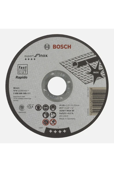Bosch 125*1 Inox Kesici Expert 2 608 600 549 - 4