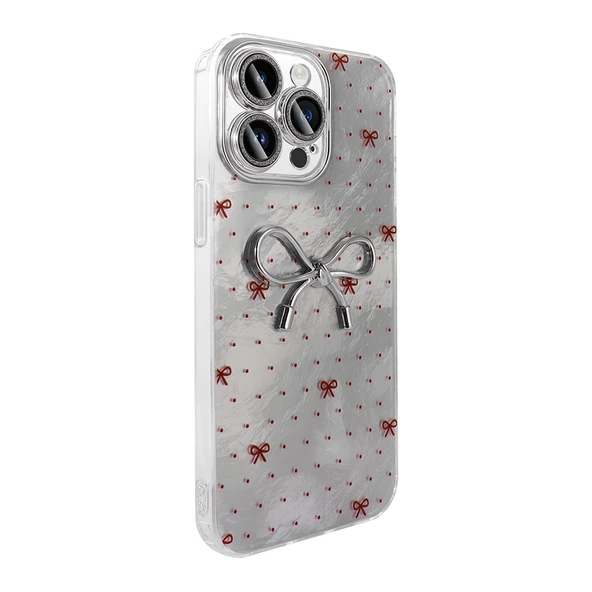 iPhone 15 Pro Kılıf Kamera Korumalı Figürlü Ponti Silikon Kapak - Resim 6