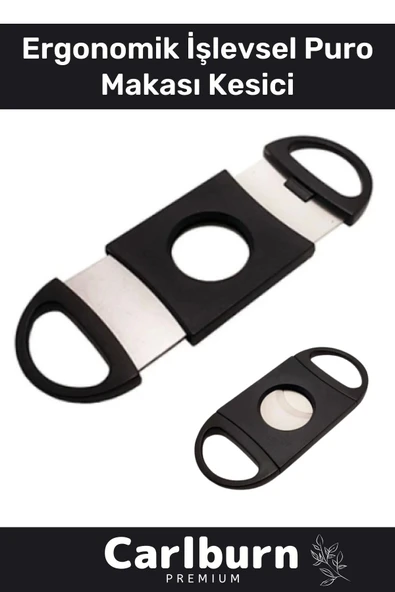 Özel Üretim Ergonomik Plastik Tutuş Paslanmaz Çelik Bıçak Zarif Estetik İşlevsel Puro Makası Kesici