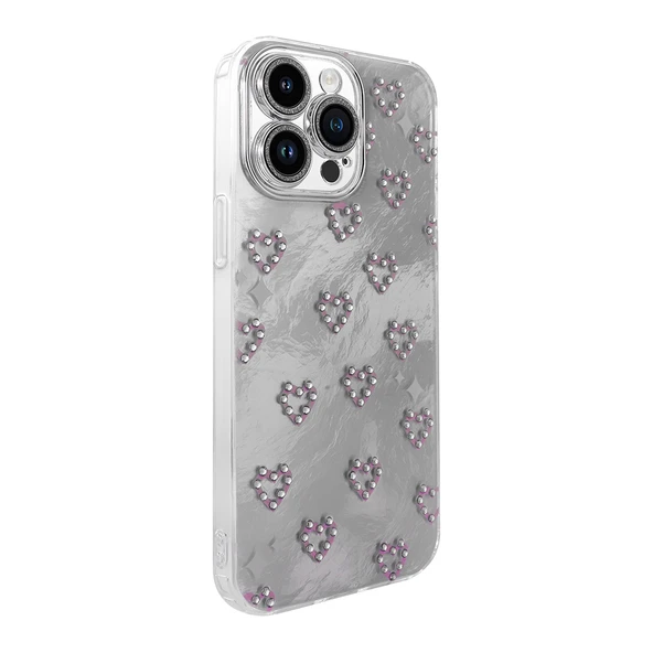 iPhone 14 Pro Max Kılıf Kamera Korumalı Figürlü Ponti Silikon Kapak - Resim 8