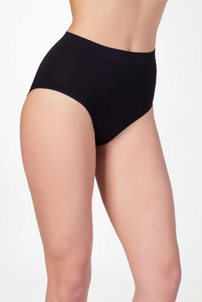 Özel Üretim Lazer Kesim Kaymaz Kadın Sıkılaştırıcı Toparlayıcı İz Göstermeyen Kaymaz Dikişsiz Yüksek Bel Bato - 2