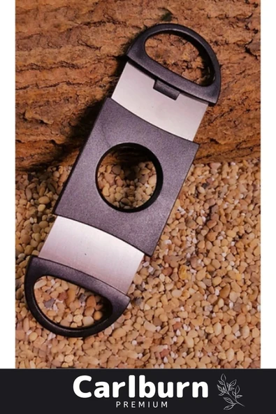 Özel Üretim Ergonomik Plastik Tutuş Paslanmaz Çelik Bıçak Zarif Estetik İşlevsel Puro Makası Kesici - 3