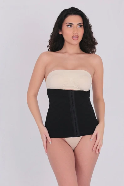 Vücut Şekillendirici Doğum Sonrası Toparlayıcı Sıkılaştırıcı Beden Küçültücü Ağraflı Bel Korse - Resim 2