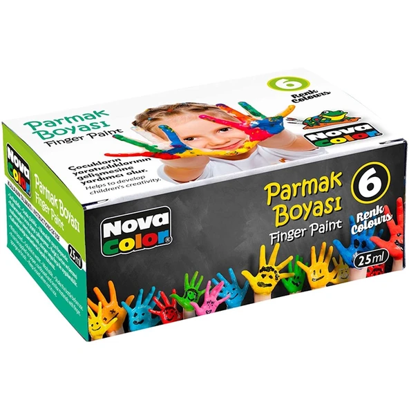 Nova Color Parmak Boyası 6Lı - 2 set