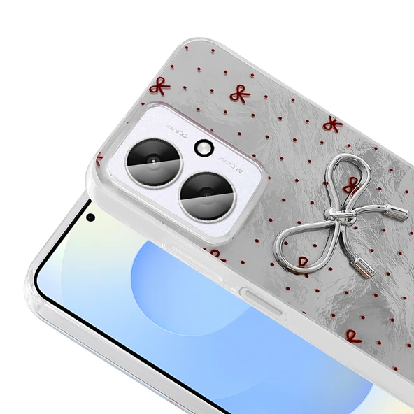 Xiaomi Redmi 13C Kılıf Kamera Korumalı Figürlü Ponti Silikon Kapak - Resim 9